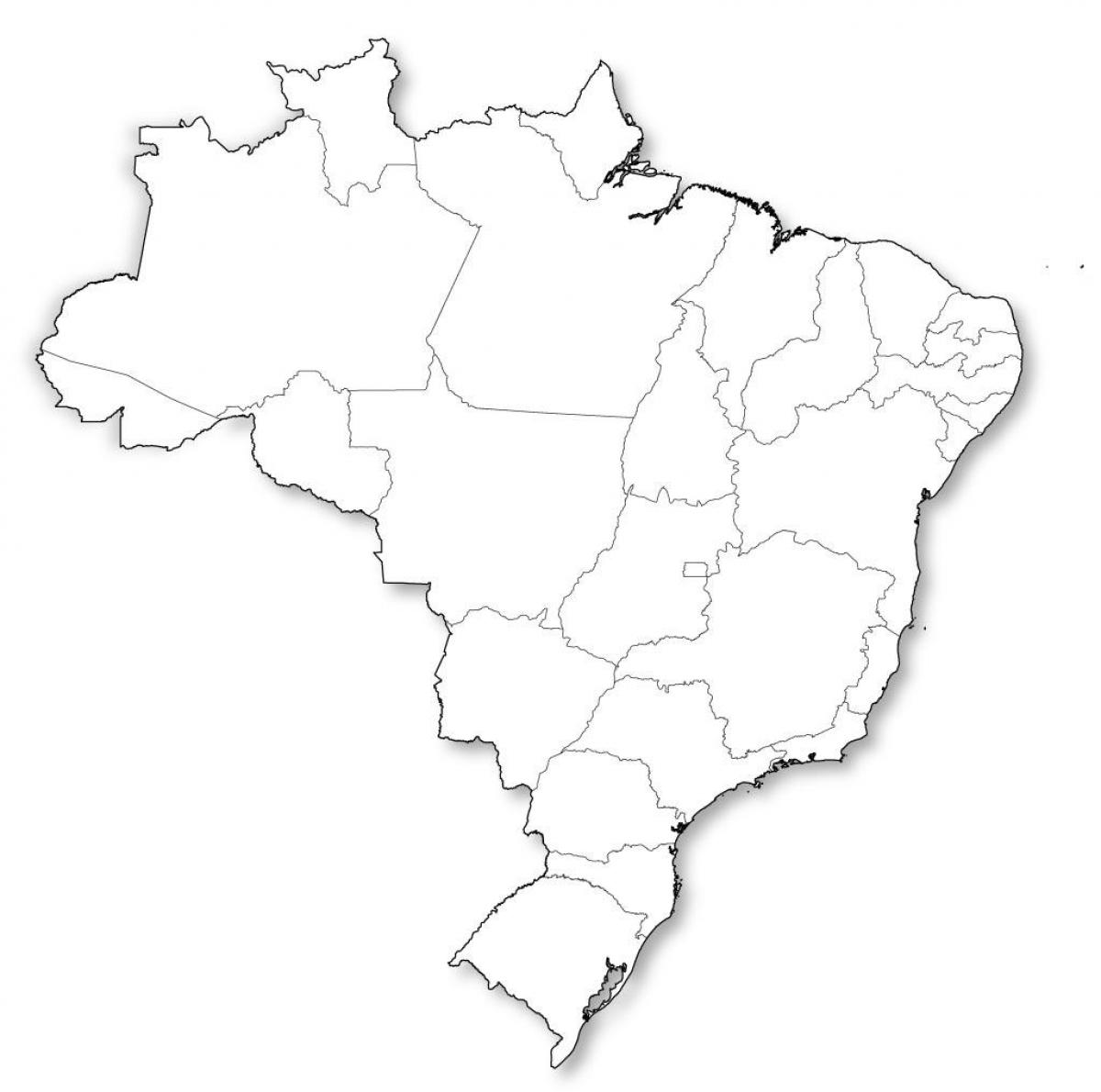 Vuoto Brasile mappa